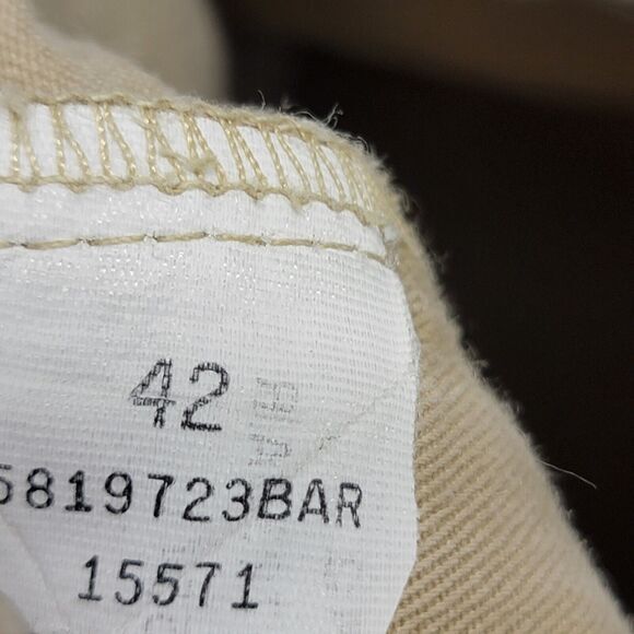 Polo Ralph Lauren Golf Shorts Mens Size 40 Khaki Tan Pleated Crest Logo Vintage‎ - Picture 3 of 9